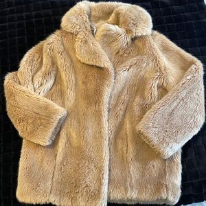 Faux fur oversized jacket by Jakke